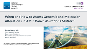 Biomarkers and MRD in AML