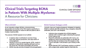 BCMA: Myeloma Clinical Trials