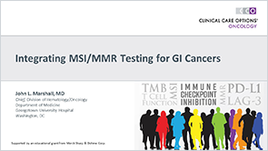 IO Biomarkers: MSI/MMR for GI Cancers