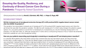 Breast Cancer and COVID-19 FAQs