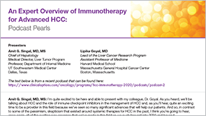 ICIs for HCC: Overview
