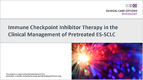 IO for Pretreated SCLC