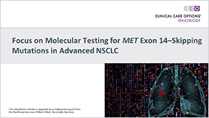 Slides: <i>MET</i>ex14 Testing in NSCLC