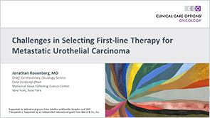 First-line Therapy: Metastatic UC