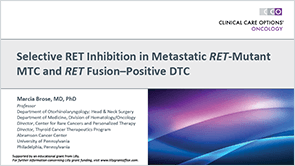 RET Inhibition: Thyroid Cancer