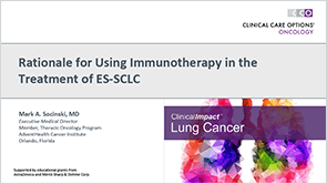 Rationale for IO in ES-SCLC