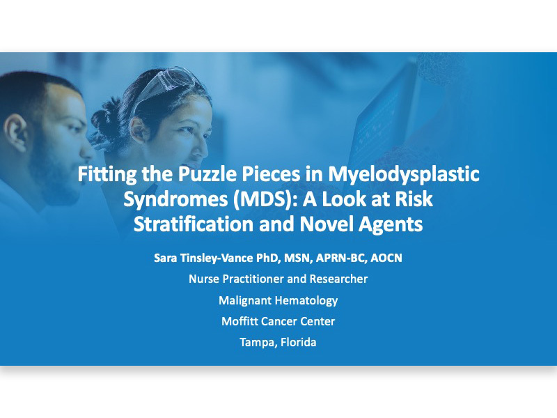 Fitting the Puzzle Pieces in Myelodysplastic