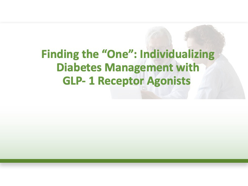 Finding the "One": Individualizing Diabetes Management with GLP-1 Receptor Agonists
