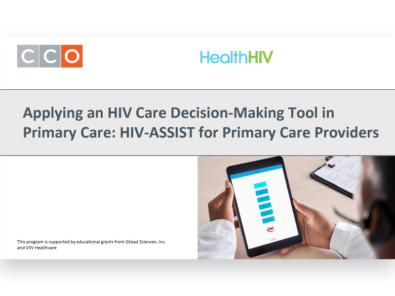 HIV-ASSIST for Primary Care