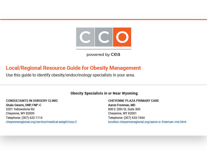 Obesity Management: Wyoming
