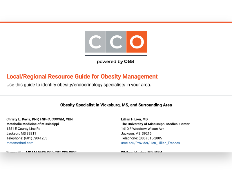 Obesity Management: Vicksburg, Mississippi