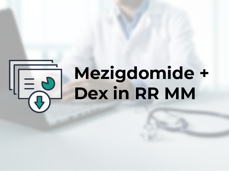 Mezigdomide + Dex in RR MM