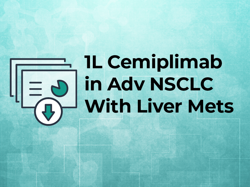 1L Cemiplimab in Adv NSCLC With Liver Mets
