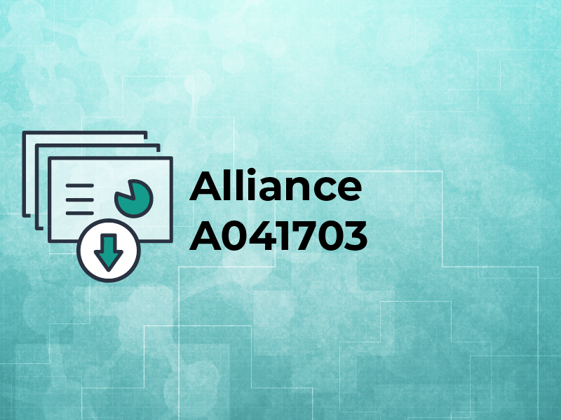 Alliance A041703