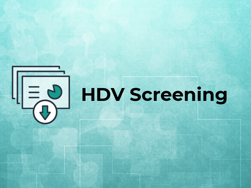 Slides: HDV Screening