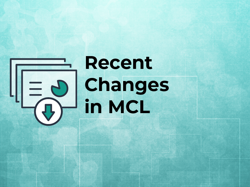Recent Changes in MCL