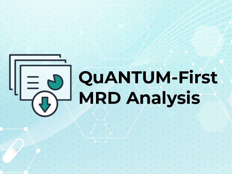 QuANTUM-First  MRD Analysis
