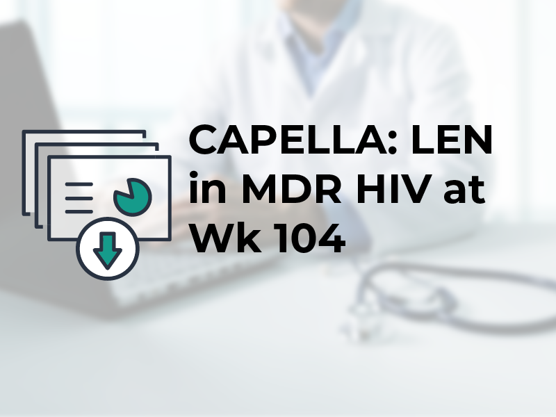 CAPELLA: LEN in MDR HIV at Wk 104