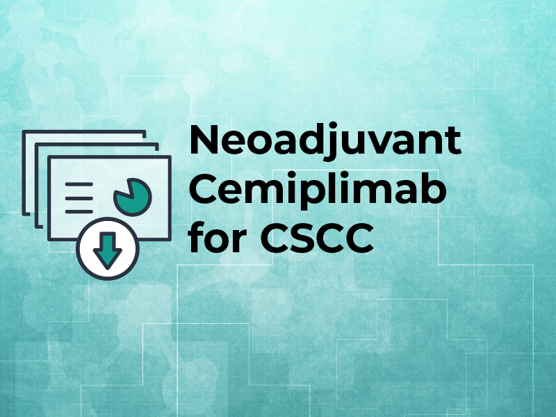 Neoadjuvant Cemiplimab for CSCC