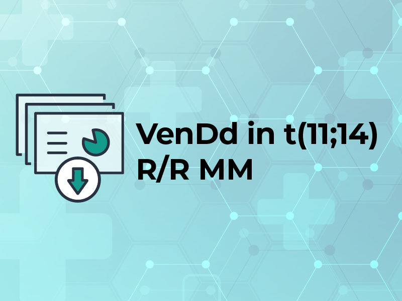 VenDd in t(11;14) RR MM