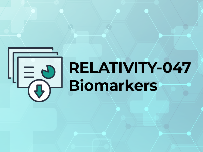 RELATIVITY-047 Biomarkers