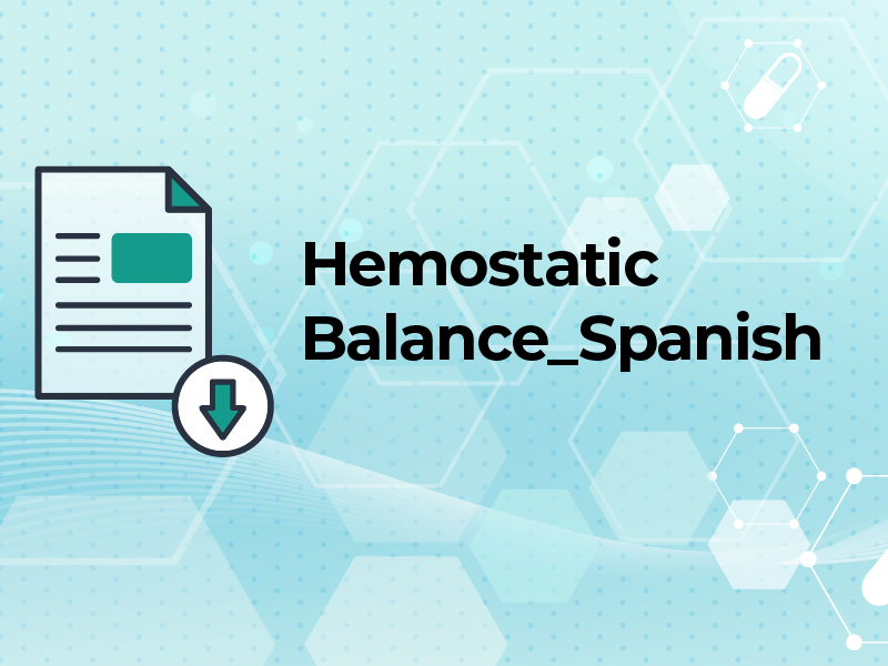Hemostatic Balance in Hemophilia_Spanish