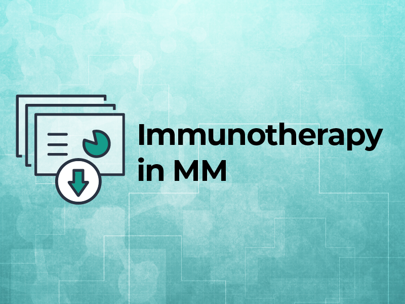 Immunotherapy in MM