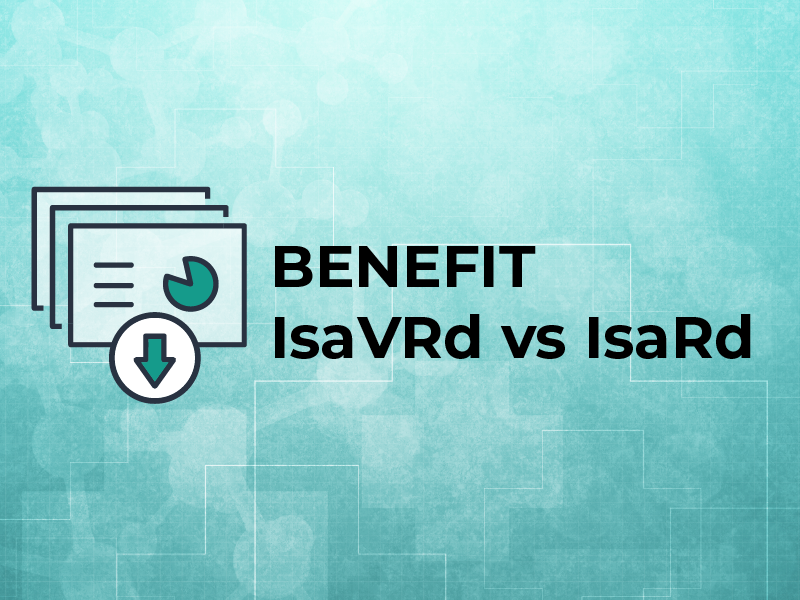 BENEFIT IsaVRd vs IsaRd