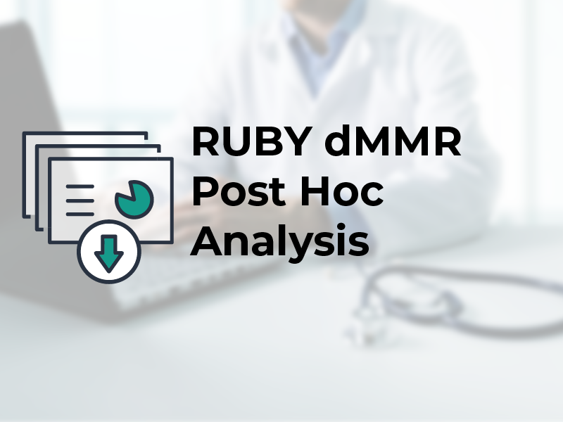 RUBY dMMR Post Hoc Analysis