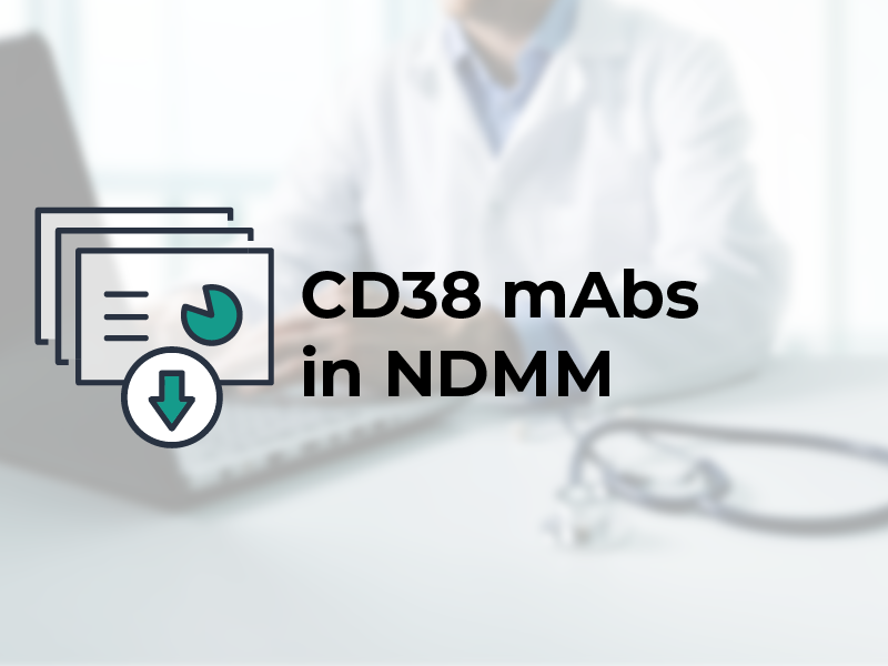 CD38 mAbs in NDMM