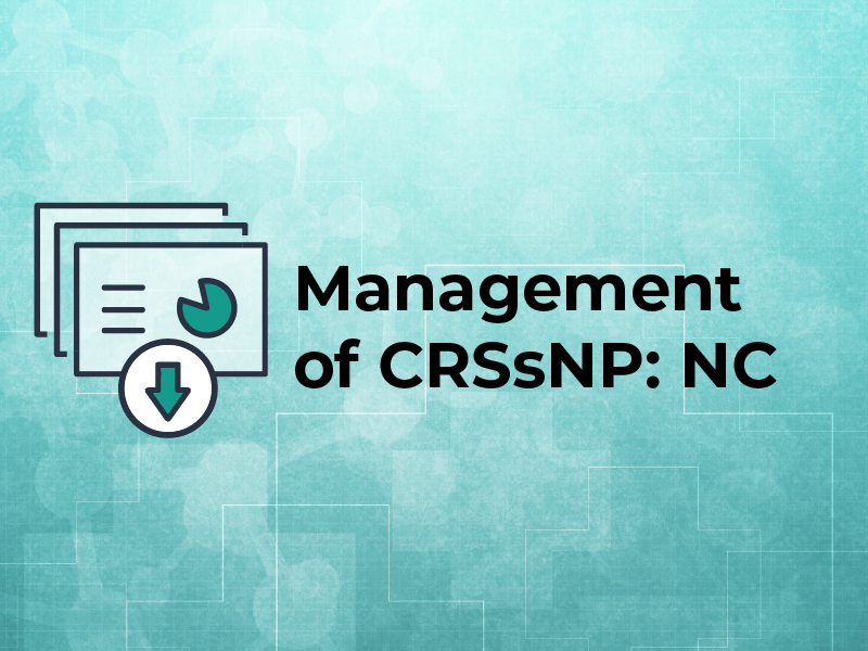 Management of CRSsNP: NC