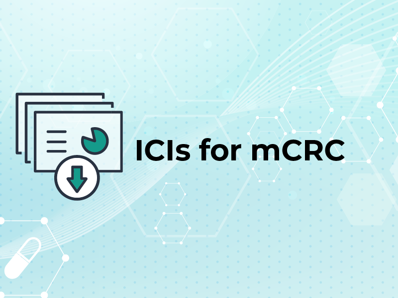 ICIs for mCRC