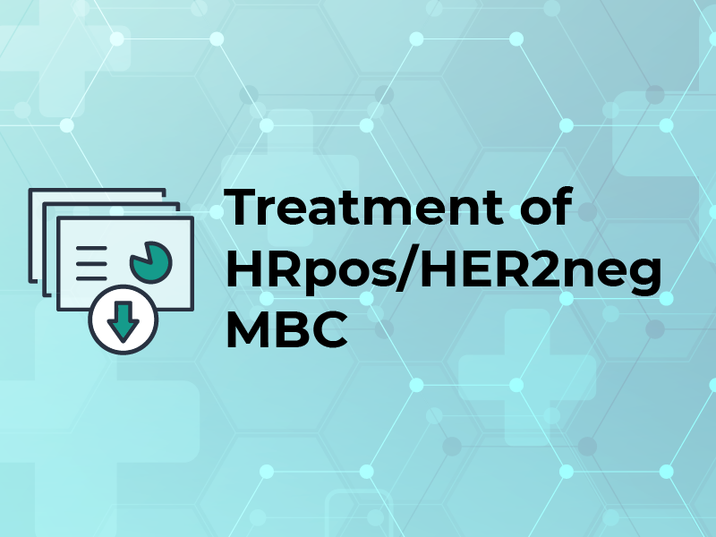 Treatment of HRpos /HER2neg MBC