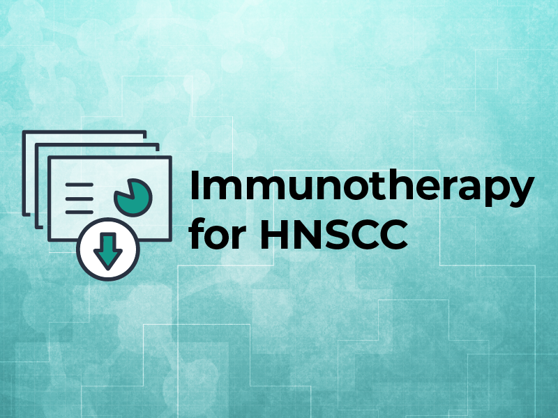 Immunotherapy for HNSCC