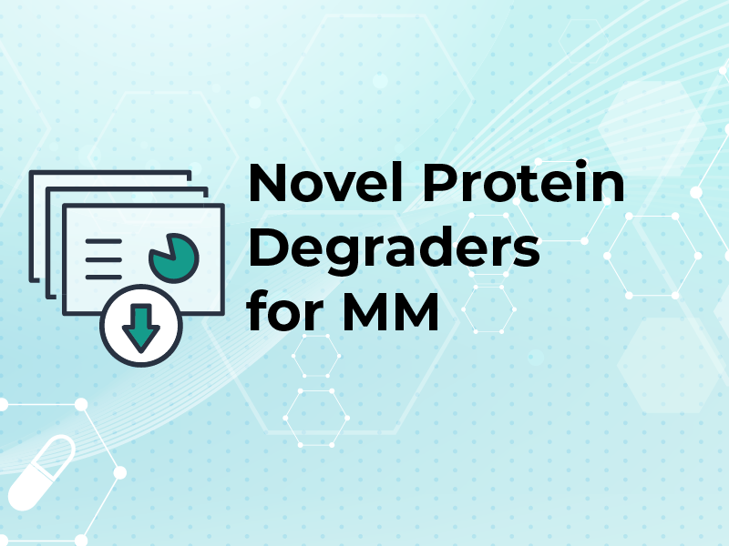 Novel Protein Degraders for MM