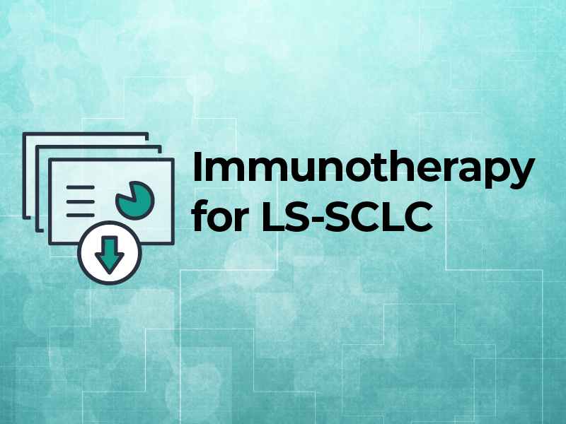 Immunotherapy for LS SCLC
