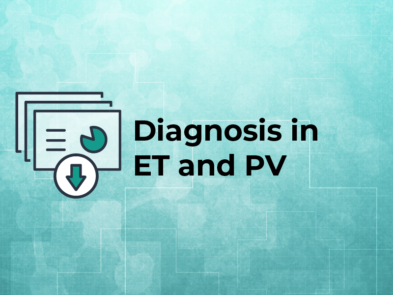 Diagnosis in ET and PV