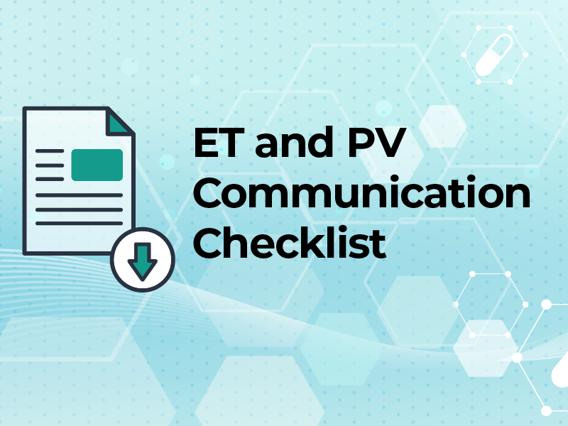 ET and PV Communication Checklist
