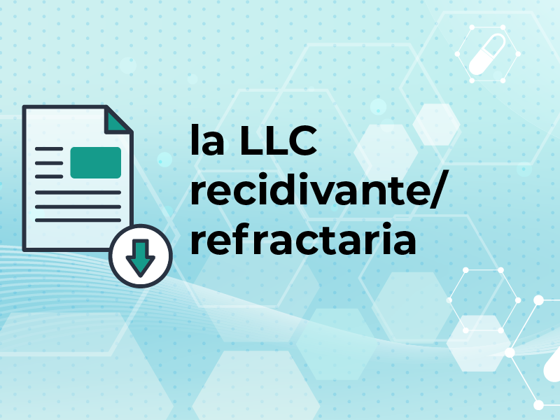 la LLC recidivante/refractaria