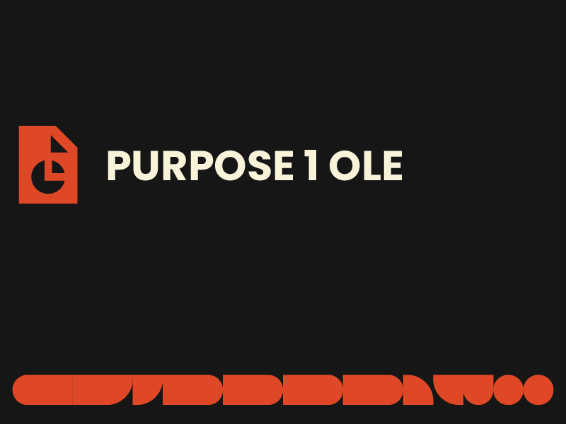 PURPOSE 1 OLE