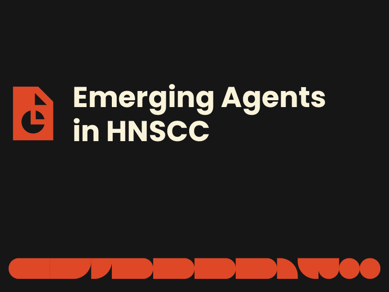 Emerging Agents in HNSCC