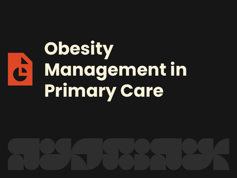 Obesity management in primary care slides