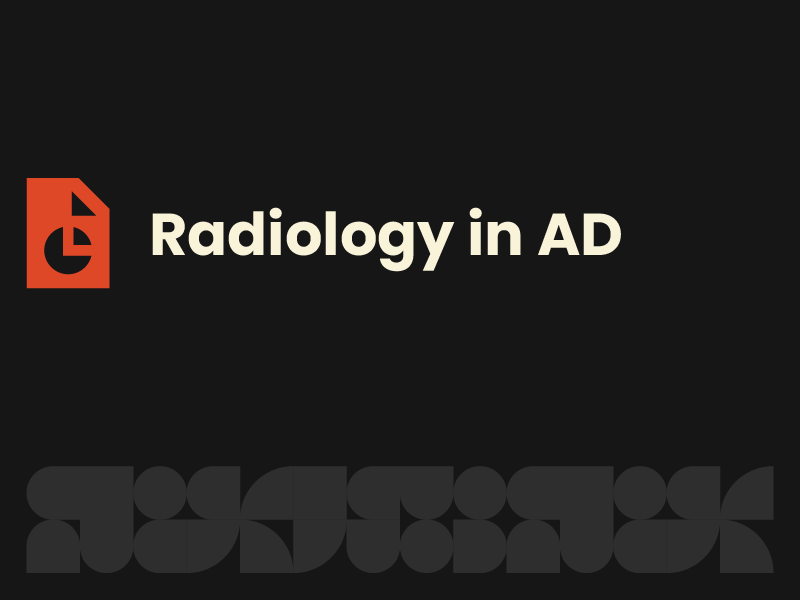 Radiology in AD