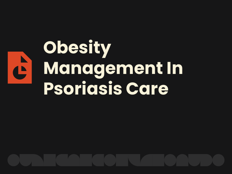 Obesity management in psoriasis care