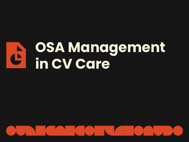OSA management in CV care